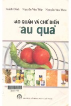 Bảo quản và chế biến rau quả  nguyễn vân tiếp, quách đĩnh, nguyễn văn thoa