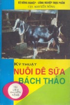 Kỹ thuật nuôi dê sữa bách thảo