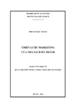 Chiến lược marketing của nhà sách hà thành