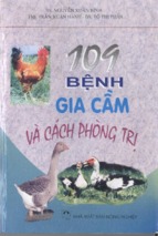 109 bệnh gia cầm và cách phòng trị