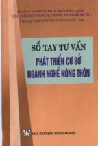 Sổ tay tư vấn phát triển cơ sở ngành nghề nông thôn