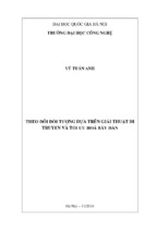 Theo dõi đối tượng dựa trên giải thuật di truyền và tối ưu hóa bầy đàn