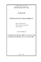Mô hình ngôn ngữ sử dụng mapreduce