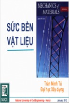 Bài giảng sức bền vật liệu chương 5   gv trần minh tú