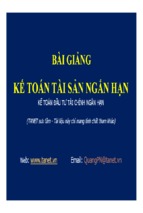 Bài giảng kế toán tài sản ngắn hạn   bài 3 kế toán đầu tư tài chính ngắn hạn