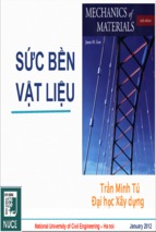 Bài giảng sức bền vật liệu chương 4   gv trần minh tú