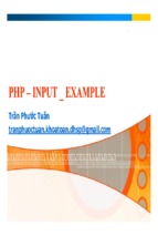 Bài giảng lập trình web php – input_example   trần phước tuấn