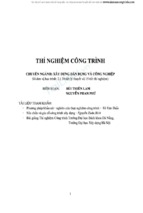 thí nghiệm công trình xây dựng dân dụng và công nghiệp 