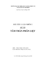 Tâm thần phân liệt