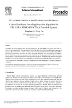 A novel nonlinear precoding detection algorithm for vblast in mimo mc cdma downlink system