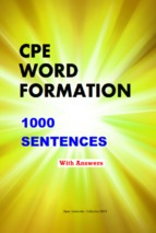 Cpe  word formation 1000 sentences with answers