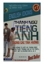 Thành ngữ tiếng anh trong các tình huống nguyễn hữu cảnh
