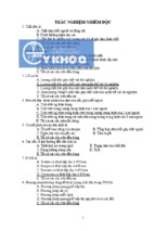 Câu hỏi trắc nghiệm hoá sinh n hiem doc