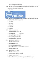 Trắc nghiệm lipoprotein