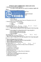 Câu hỏi trắc nghiệm hoá sinh ứng dunhj hs