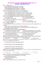847 câu trắc nghiệm lý thuyết vật lý toàn bộ chương trình lớp 12