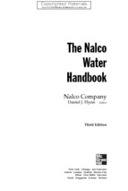 The nalco water handbook, third edition