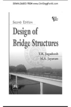 Design of bridge structures by t.r.jagadeesh and m.a.jayaram p1