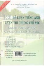 180 đề luận tiếng anh luyện thi chứng chỉ abc