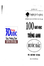 100 giờ học tiếng anh bước đầu