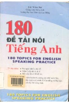 180 đề tài nói tiếng anh  lê văn sự