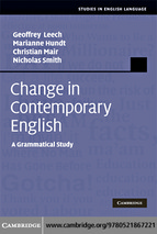 Change in contemporary english  a grammatical study