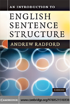 An introduction to english sentence structure  by andrew radford.