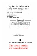 Tiếng anh trong y khoa biên dịch và chú giải trần phương hạnh_01