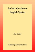 An introduction to english syntax  jim miller