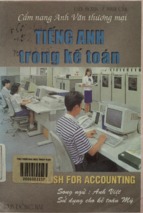 Cẩm nang anh văn thương mại  tiếng anh trong kế toán  lê minh cẩn