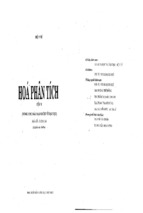 Hóa phân tích (dùng cho đào tạo dược sĩ đại học) (tái bản lần thứ ba) tập 1 võ thị bạch huệ