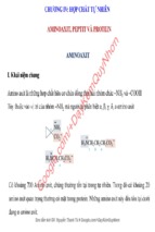 Bài giảng cơ sở hóa sinh hợp chất tự nhiên & chuyển hoá protein