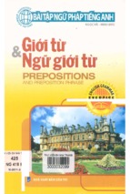 Bài tập ngữ pháp tiếng anh  giới từ và ngữ giới từ  ngọc hà, minh đức
