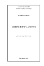 Góc định hướng và ứng dụng