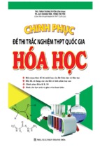 Chinh phục đề thi trắc nghiệm thpt quốc gia hóa học