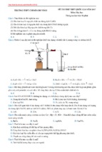 đề thi thử đại học môn hóa trường chuyên vinh lần thứ 1 có đáp án giải chi tiết