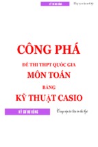 Công phá đề thi thử quốc gia môn toán bằng máy tính casio   lâm hữu minh