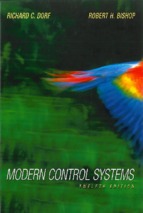 Modern control systems  richard c. dorf, robert h. bishop.