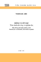 đóng và ép cọc   tiêu chuẩn thi công và nghiệm thu tcxdvn 2862003