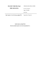 Ban Công tác về việc Việt Nam gia nhập WTO
