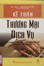 Kế toán thương mại dịch vụ  lý thuyết, bài tập, bài giải mẫu và câu hỏi trắc nghiệm  trần phước 