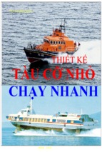 Thiết kế tàu cỡ nhỏ chạy nhanh  trần công nghị