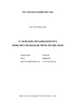 Sử dụng rong mơ (sargassum spp.) trong thức ăn cho gà đẻ trứng thương phẩm