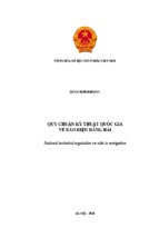 QUY CHUẨN KỸ THUẬT QUỐC GIA VỀ BÁO HIỆU HÀNG HẢI