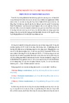 NHỮNG NGUYÊN TẮC CỦA VIỆC MÀI CÙI RĂNG PRINCIPLES OF TOOTH PREPARATION
