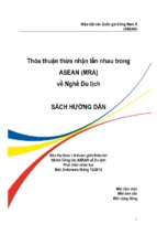 Thỏa thuận thừa nhận lẫn nhau trong ASEAN (MRA) về Nghề Du lịch