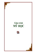 GIÁO TRÌNH MĨ HỌC