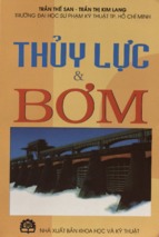 Thủy lực và bơm  trần thế san,trần thị kim lang