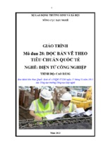 GIÁO TRÌNH BẢN VẼ TIÊU CHUẨN ĐIỆN CÔNG NGHIỆP
