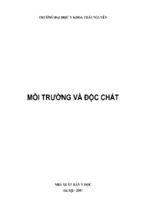 MÔI TRƯỜNG VÀ ĐỘC CHẤT
